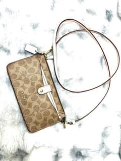 COACHコーチ 2way お財布 ショルダーバッグのサムネイル