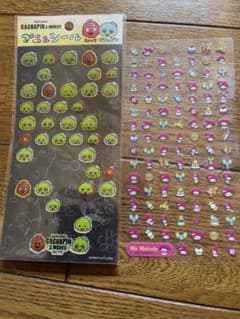 マイメロ ガチャピン＆ムック シール 平成レトロ