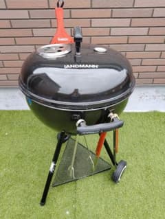 LANDMANNドイツ製❤バーベキューコンロ☆吹子(火起こし送風機)トングおまけ LANDMANNドイツ製❤バーベキューコンロ☆吹子(火起こし送風機)トング