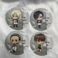 機動戦士ガンダムW コースターセット　アニカフェ　ヒイロ　五飛　ゼクス　ノインのサムネイル