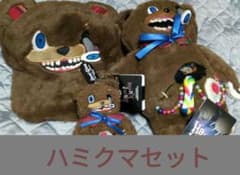 【新品】USJ ハチクマグッズ　キャップ＆ぬいぐるみ＆キーチェーンぬい３点セット 新品】USJ ハチクマグッズ キャップ＆ぬいぐるみ＆キーチェーンぬい3