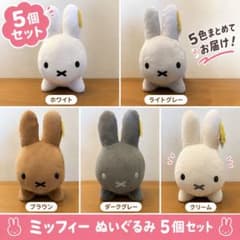 ミッフィー ぬいぐるみ 5個セットのサムネイル