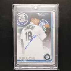 菊池雄星 直筆サインカード・松井稼頭央 実使用ジャージカード 2枚セット 直筆サイン☆2019 Topps Chrome 菊池雄星 /499 - メルカリ