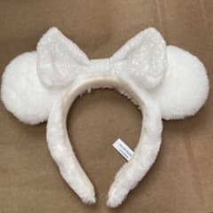 ディズニー　カチューシャ　もこもこ　ホワイトのサムネイル