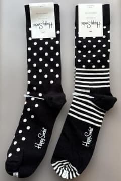 Happy Socks ソックス 靴下2足セット ドット ボーダーのサムネイル