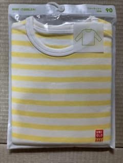 ユニクロ クルーネックT 長袖 90のサムネイル