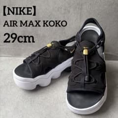 【美品】NIKE エアマックス ココ サンダル 厚底 黒×金 29cmのサムネイル
