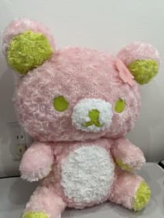 벚꽃 리락쿠마 로즈 보아 봉제 인형 XL
