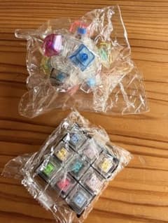 メカニカルキーボード スイッチ キーホルダー 2個セット LEDのサムネイル