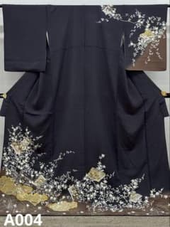 訪問着 友禅 金駒 金彩 冊子文様 橘 萩 正絹 A004 訪問着 友禅 金駒 金彩 冊子文様 橘 萩 正絹 A004 - メルカリ