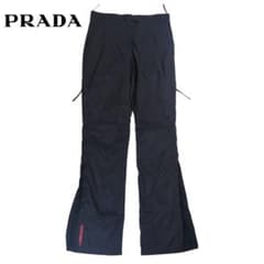 PRADA SPORT 5ポケット サイドジップ ギミック フレアパンツ PRADA SPORT 5ポケット サイドジップ ギミック フレアパンツ - メルカリ