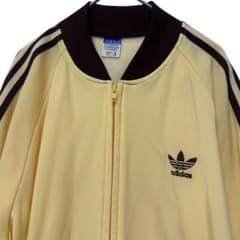 ✨70s✨アディダス デサント製 トラックジャケット ADA-04F 黄 茶 3
