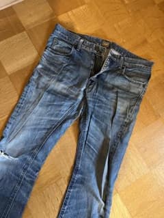 American Rag Cie Lee ダメージ加工 ストレートジーンズのサムネイル