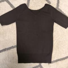 PLST プラステ 半袖 ニット ブラウンのサムネイル