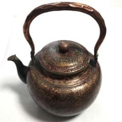 銅製 やかん ケトル 湯沸かし 茶道具 煎茶道具 レトロ 鎚起銅器 山川堂