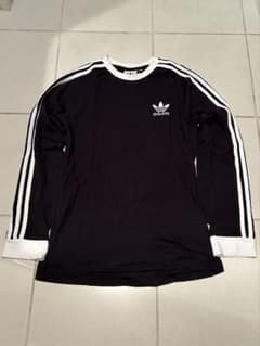 adidas アディダス 長袖カットソー ブラックのサムネイル
