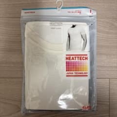 UNIQLO ヒートテック クルーネックT 半袖 白 Lのサムネイル