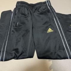 adidas 黒 ジャージパンツ ストライプのサムネイル