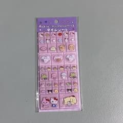 チェゴシム サンリオキャラクターズ タイルシール パープル