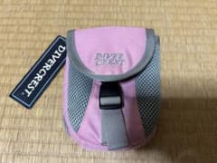 DIVER CREST ピンクポーチ カラビナ付きのサムネイル