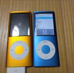 iPod 4色セット デジタルオーディオプレーヤー8Gbジャンク品 d*2様 iPod nano 第4世代 ブルー オレンジ 8GB ジャンク品 - メルカリ
