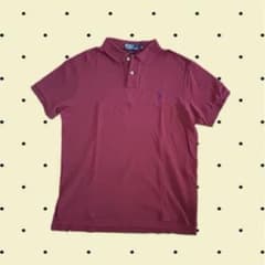 Polo by Ralph Lauren バーガンディ ポロシャツ Lサイズのサムネイル