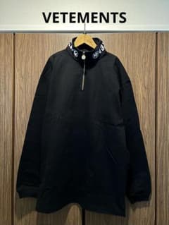 大特価】VETEMENTS19ssハイネックコインハーフジップスウェット - メルカリ