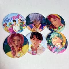 Kポップ デモン ハンター サジャボーイズホログラムバッジセット