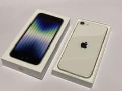 未使用 iPhone SE (第3世代) スターライト128 GB SIMフリーのサムネイル