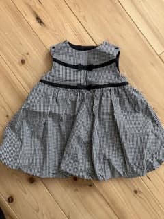専用　コムサイズム　フォーマルチェック柄ワンピースのサムネイル