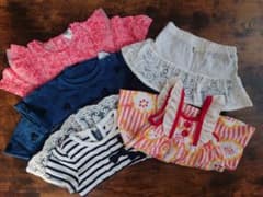 女の子　夏服まとめ売り 水着あり　80のサムネイル