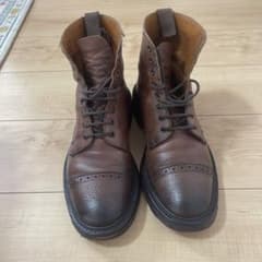 TRICKER'S ブーツ UK7 シボ革 ストレートチップのサムネイル