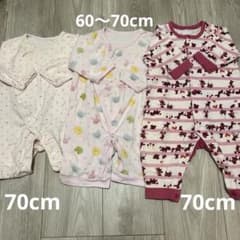 まとめ売り 女の子　ベビー服　60 70 カバーオールのサムネイル