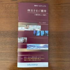 西武ホールディングス株主優待　1000株以上のサムネイル
