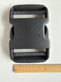 プラスチックバックル 50mm幅対応 1個（WOOJIN DURAFLEX製）のサムネイル