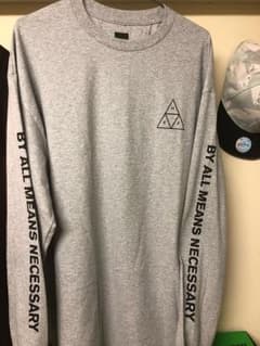 HUF TRIPLE TRIANGLE L/S TEE GREY HEATHERのサムネイル