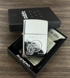 zippo ジッポー　自由の女神　1994年製ヴィンテージ品　保証書、箱付のサムネイル
