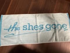the shes gone ロゴタオル 水色 ライブグッズのサムネイル