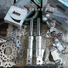 ズーマー フロントディスク化キット 全セット シルバー ruckus スクーピー m77778403989_1.jpg?1735021101