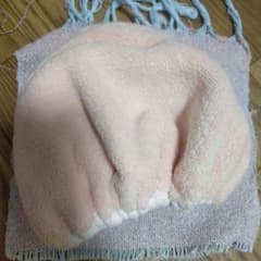もこもこナイトキャップ ピンク