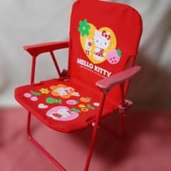 ハローキティ・折りたたみ椅子 希少品◇当時物◇SANRIOハローキティ折り畳み椅子◇キティちゃん椅子