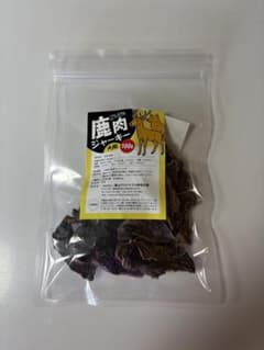 静岡県の鹿肉ジャーキー　(犬用)100gのサムネイル