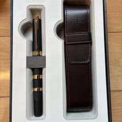 Parker パーカー インジェニュイティ ゴールドライン レザーケース付き