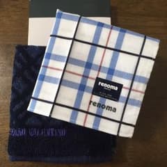 『まるみ様専用』紳士ハンカチ&ハンドタオルセット 新品未使用のサムネイル