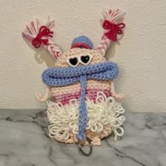 パクパクモンスター　リトルモンスター　キーケース　ハンドメイドのサムネイル