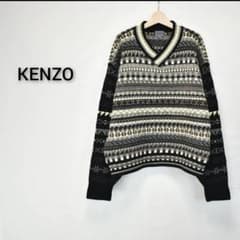 KENZO ケンゾー ジャガードニット セーター メンズのサムネイル