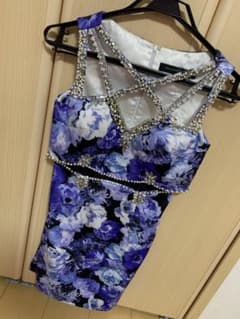 ROBEdeFLEURS Glossyミニドレス　ローブドフルールキャバ ドレスのサムネイル