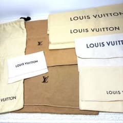 ルイ・ヴィトン LV 純正保存袋 8枚セット 大容量 巾着型 クラッチ