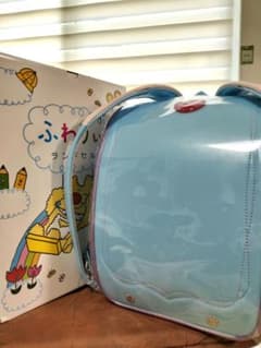 新品未使用ふわりぃランドセル tocacoフラワーモデル 水色 パープル 