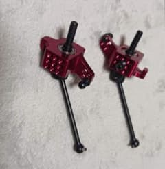 シバタ GRK レッドアルマイト リアナックルセット シバタ GRK レッドアルマイト リアナックルセット - メルカリ